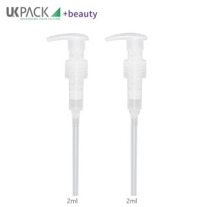 all-plastic pump 24-410 Mono-material UKAP07 2cc sustainable cosmetic packaging