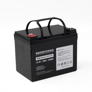 LiFePo4 12v 50ah Lithium Iron Phosphate Battery for solar home electricity storagefor outdoor energy