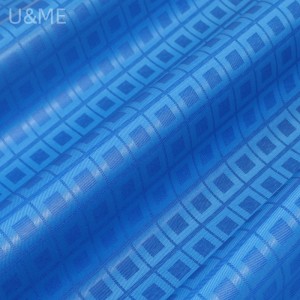 FACTORY PRICE FOR 100% POLYESTER JACQUARD CATIONIC FABRIC U&ME RSDF005 ROBE