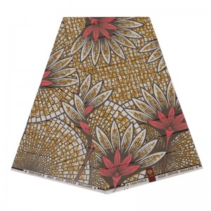 Gold Senior Holland Wax Fabric U&me Rsgw001 Traditional Clothing