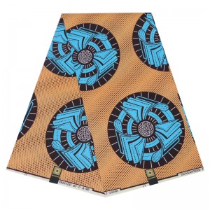 Wholesale Scram Bled Pattern Guaranteed Holland Wax Fabric U&me Rshw003 Dress