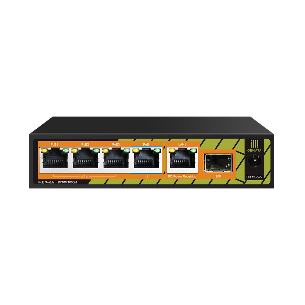 1SFP+4GP+1GP 6 Ports 1000Mbps PoE Extend Switch Featured Image