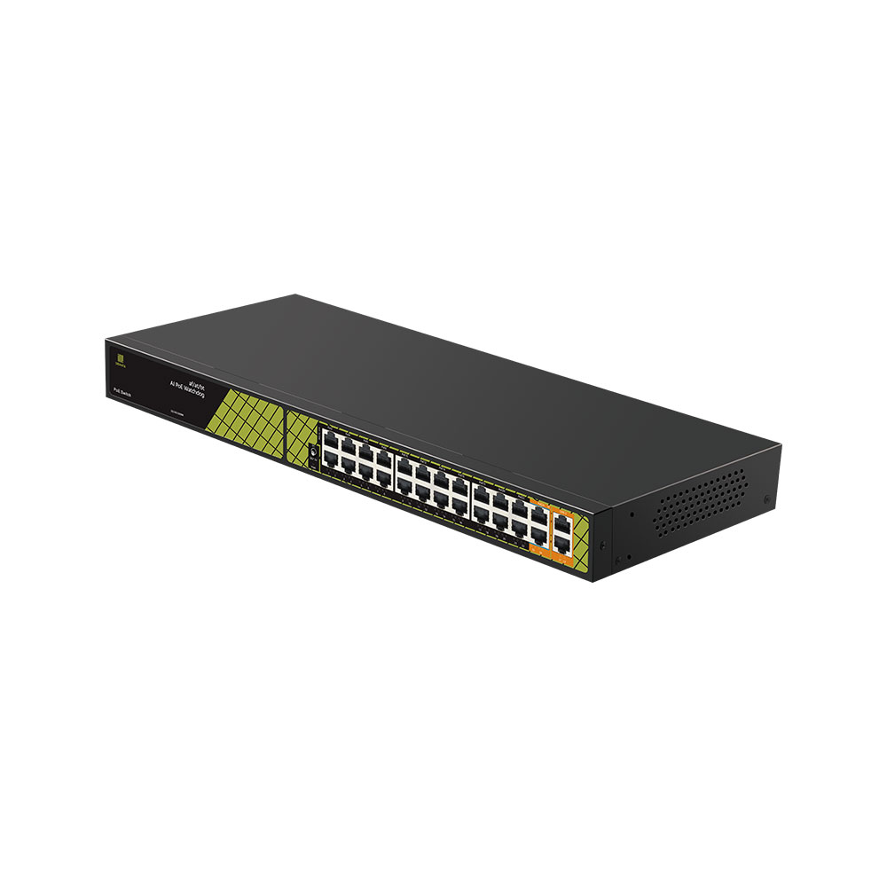 2G+22EP+2GP Ports 1001000Mbps AI PoE Switch Featured Image