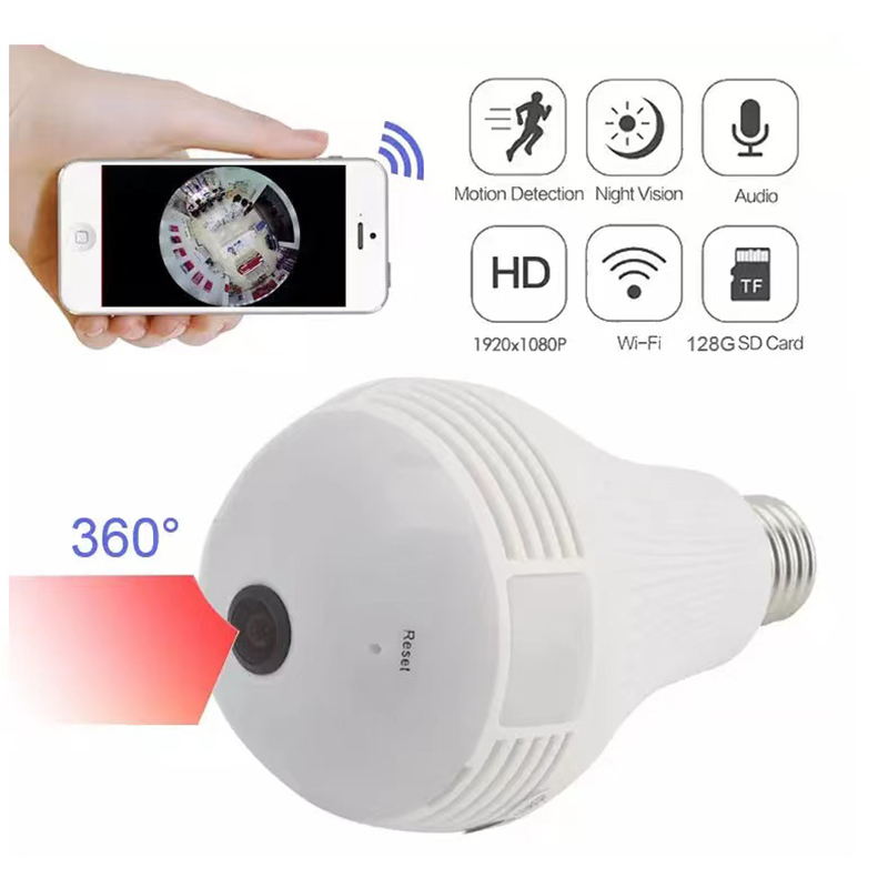 China E27 Bulb wifi camera factory and suppliers | Quanxi