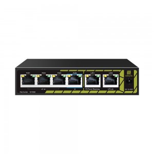 2EP+4EP 6 Ports 100Mbps PoE Extend Switch
