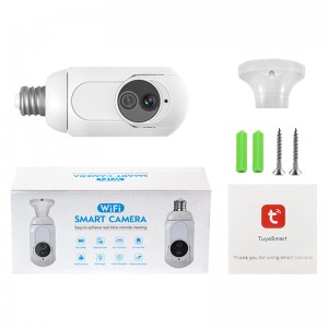 K8 Wireless Wifi E27 Light Bulb CCTV Home Surveillance Camera
