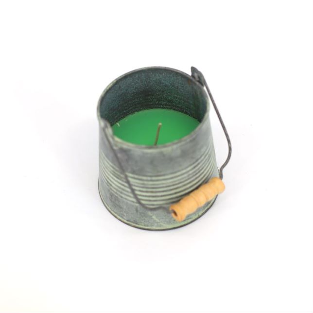 Candle in iron bucket for Outdoor Camping Garden Party Featured Image