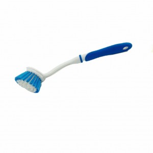 Non-grip pp handle pan brush with scraper edge