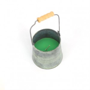 Candle in iron bucket for Outdoor Camping Garden Party