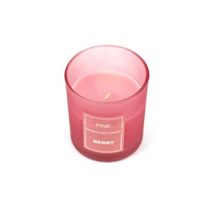 Smokeless and Long Burning Frosted Glass Scented Candle