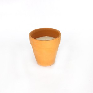 Pottery Bucket Candle for Home Decoration