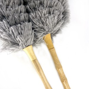 Wood Handle Microfiber Feather Duster   for Daily Cleaning