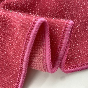 China Strong PP Yarn Scrub  Easy Washing Double Sided  Cleaning Cloth