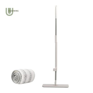 China Stainless steel  Microfiber Flat Mop Best Selling 360 Spining  Magic Mop