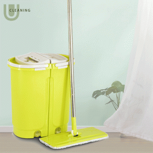 China Hot Sale Plastic Lazy Household Detachable Mop and Bucket Set