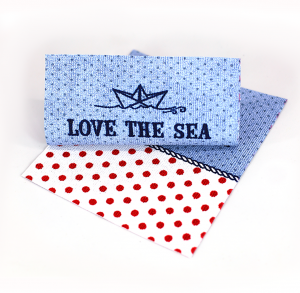 Marine Pattern Style lint and scratch free Microfiber Cleaning Cloth