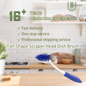 Factory supplied Hot Selling Bamboo a Variety of Styles Can Be Customized Kitchen Cleaning Brush Pot Brush Bowl Brush