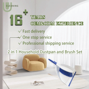 China OEM 2 in 1 Dustpan and brush set