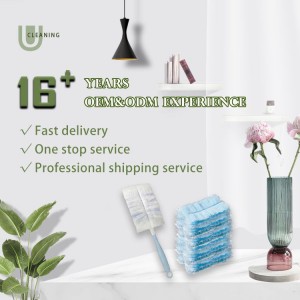 Electrostatic adsorption Household  Retractable Changeable Magic Multi-function  Non-woven Fabric Duster