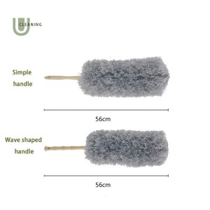 China Supplier with 100 Inches Extra Long Extension Pole, Washable Dusters for Cleaning Microfiber Feather Duster