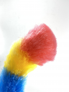 Rainbow color pp handle static duster