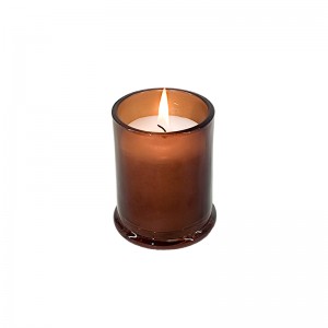 Glass Jar Scented Candle with Glass Lid
