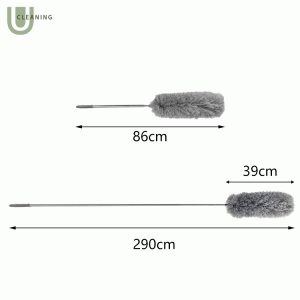 China OEM Extreme Long Stainless Steel Pole Microfiber Duster