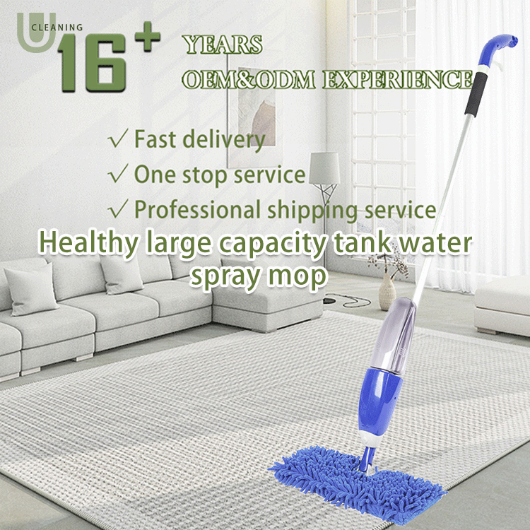 China ODM Double Side Spray Mop  Big capacity water tank mop
