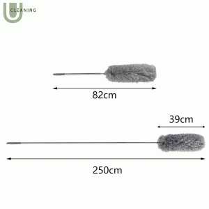 Telescopic stainless steel pole microfiber duster China ODM