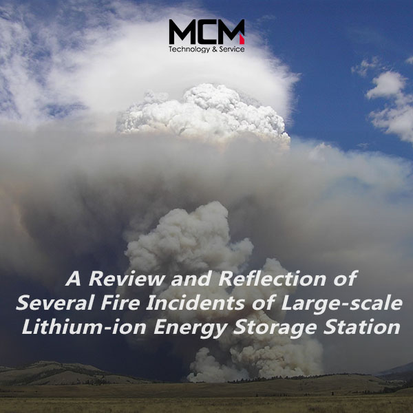Pregled i odraz nekoliko požarnih incidenata velike litijum-jonske stanice za skladištenje energije