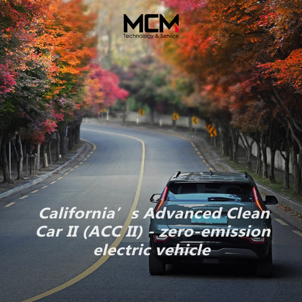 Advanced Clean Car II (ACC II) de Kalifornio - nula-emisio elektra veturilo