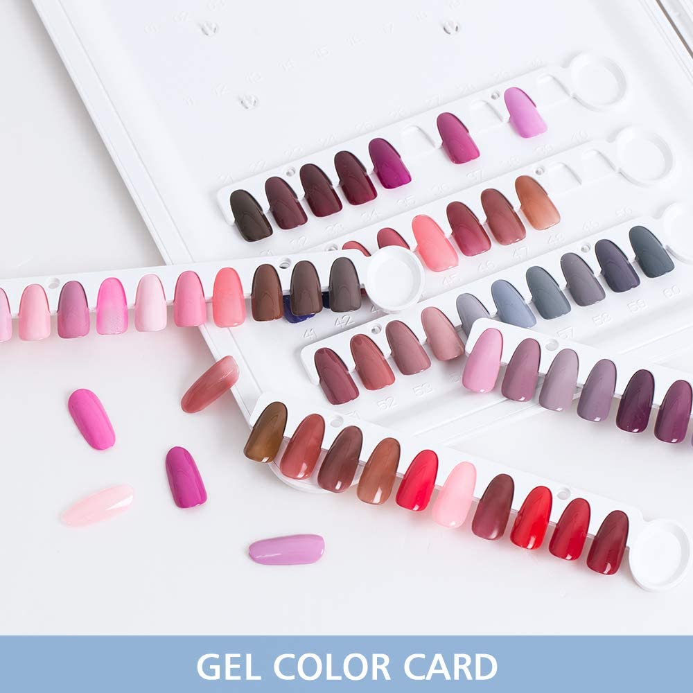 How do you showcase nail polish color effectively?