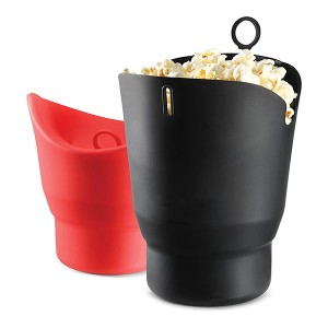 Silikon sammenleggbar popcornskål