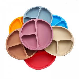 Classic Round Silicone Suction Plate for Baby