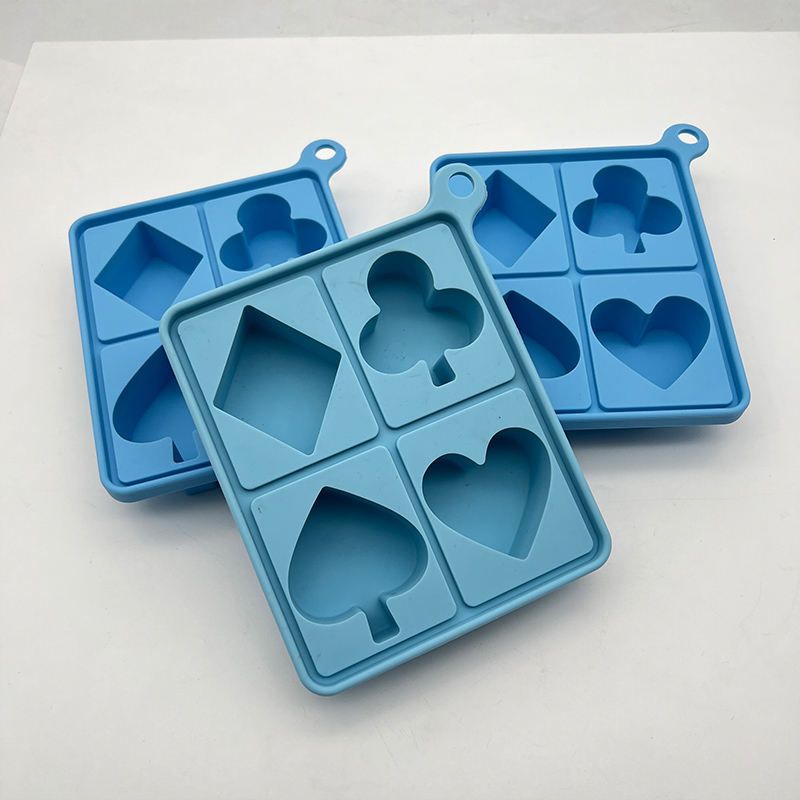 Playing Cards Poker Mold Silicone Ice Tray