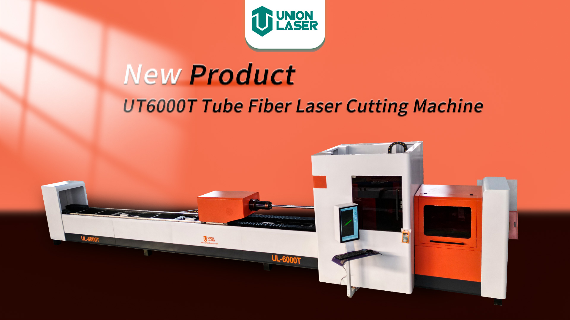 New type and product 6000T tube fiber laser cutting machine