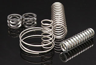 Compression springs offer a force when the spring is compressed axially...