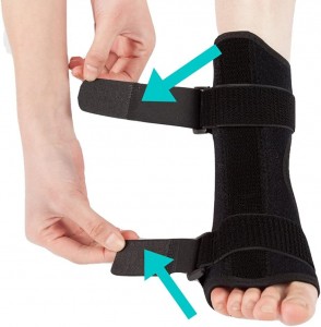 Ankle Brace for Sprained Ankle with Adjustable Wrap