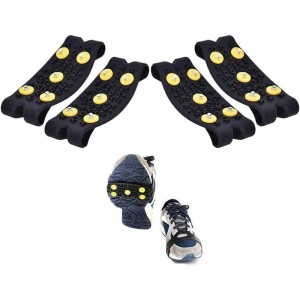 Walk Traction Snow Grippers Non-Slip Over Shoe Rubber Spikes