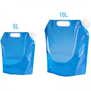 В наличност 5L 10L контейнер за вода, сгъваема торба за вода за къмпинг на открито