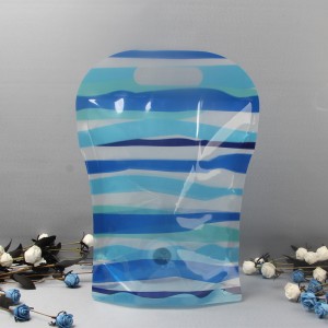 BPAフリーのPETプラスチック液体ジュース注ぎ口のタップ付き包装袋