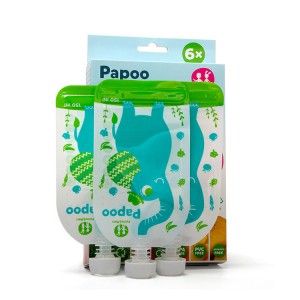 Пластични кеси за складирање на храна за бебиња без BPA со излив и патент