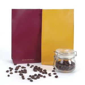 Sacchetti di caffè richiudibili riutilizzabili con logo con stampa personalizzata
