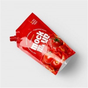 I-Corner Fitment Ketchup Sauce Pouches