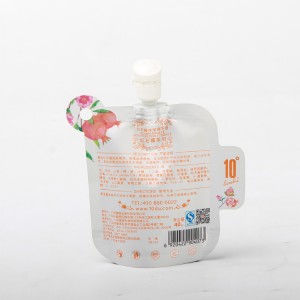 ໂລໂກ້ Custom Logo Pomegranate Moisturizing Essence Packaging Spout Pouch
