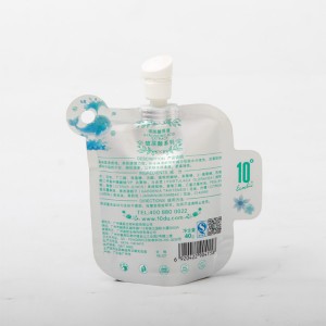 Factory Cusotm Liquid Serum Hyaluronic Acid Spout Packaging Bags