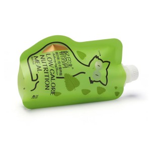 Custom Irregular Special Shape Liquid Packaging Spout Juice Pouch