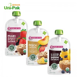 Organics Baby Chikafu Chikwama |Danho 2 |Apple, Raspberry, Sipinachi & Greek Yogurt, Pouch |3.5 Onzi |6 Pack |Fresh Organic Food Squeeze |ZveVacheche, Vana, Vadiki