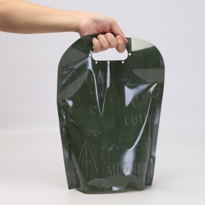 Custom Liquid Packing Aluminum Foil Stand Up Spout Pouch Juice Bags