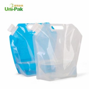 Factory wholesales Hiking Travel Portable Laminated Plastic Sports Outdoor Drinking Water Bag